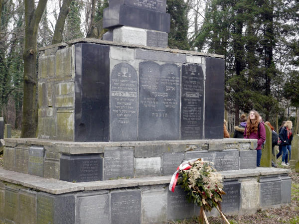 The Jewish cemetery at Oświęcim