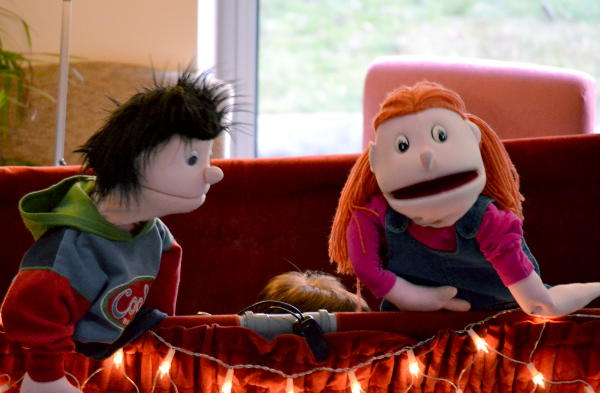 Puppets Bert and Lucy