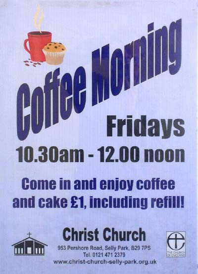 Coffee Morning poster